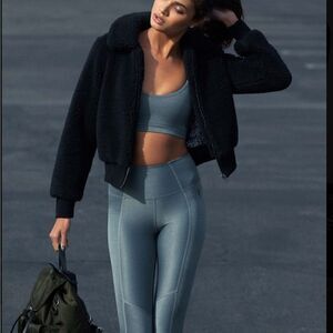 Black genuine Sherpa jacket